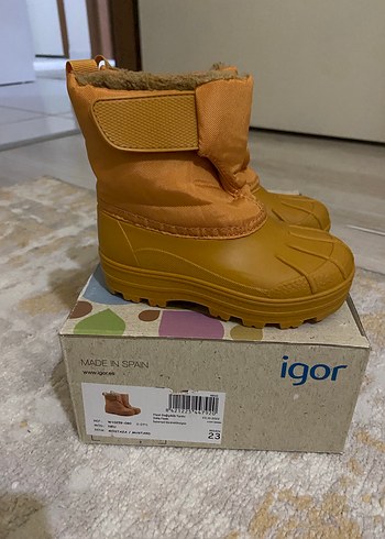 Renkli Çocukları Nubuk Botlar Velcro - Görsel 2