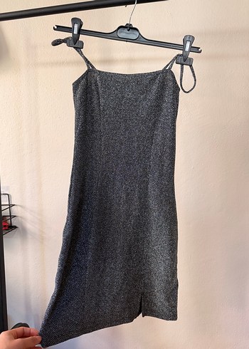 Siyah Straplez Mini Denim Tulum Urban Outfitters - Görsel 4