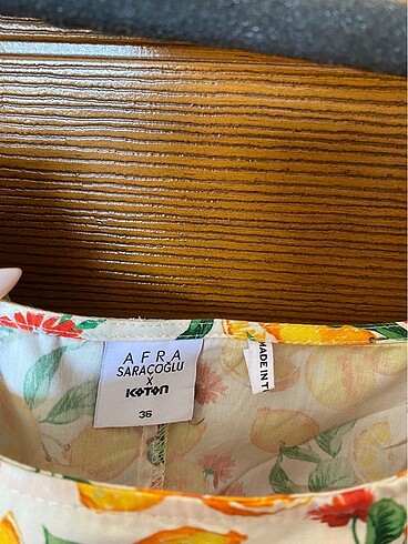 Afra Saraçoğlu/ Koton Desenli Elbise