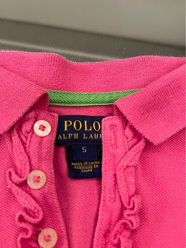 5 Yaş Beden pembe Renk Polo Ralph Lauren 5 yaş tişört