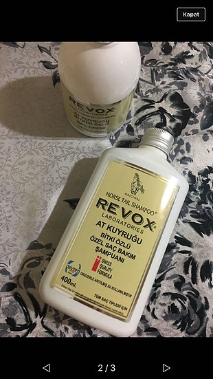 universal Beden Revox Şampuan Krem