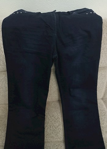 Diğer Kadın Lacivert Regular Fit Denim Pantolon