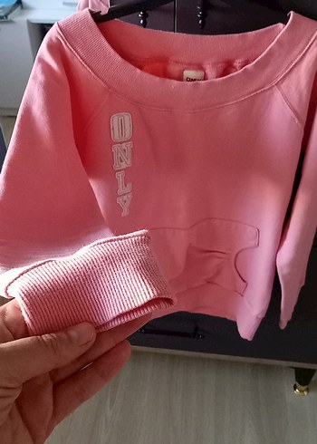 l Beden pembe Renk Yeni ayarında Sweatshirt