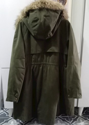 Kürk Detaylı Kadın Mont - Görsel 8