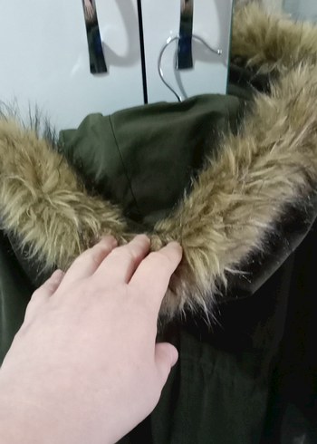 Kürk Detaylı Kadın Mont - Görsel 9