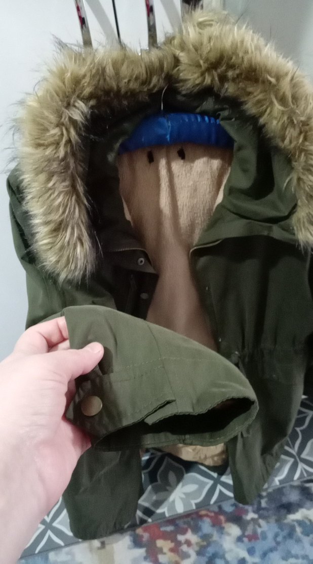 Kürk Detaylı  Kadın Mont - Görsel 3