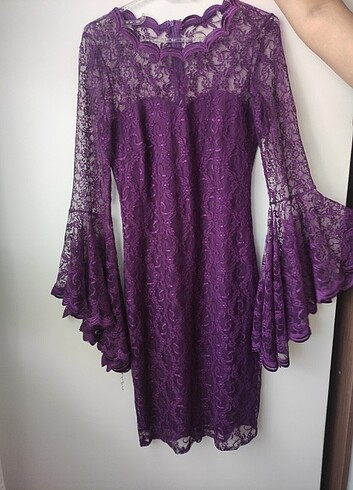 38 Beden Mor elbise, kalem