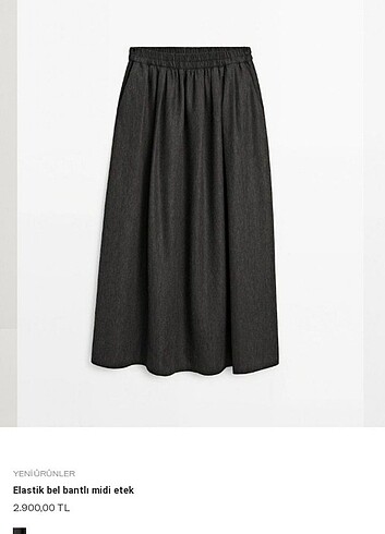Massimo Dutti Midi boy etek