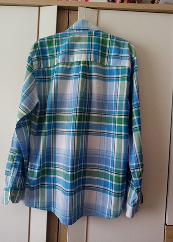 Düğmeli Uzun Kollu Çok Renkli erkek Gömlek - Görsel 2