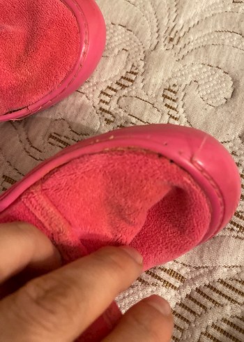 Kız Çocuk Pembe Cırtlı Sıcak Terlik - Görsel 5