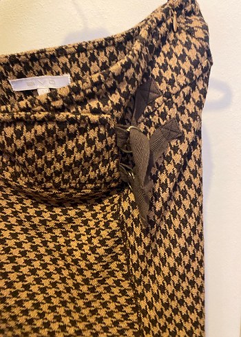 Drapeli Bohem Midi Hamile Eteği - Görsel 3