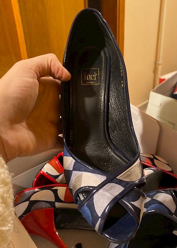 İki adet yazlık topuklu ayakkabı - Görsel 5