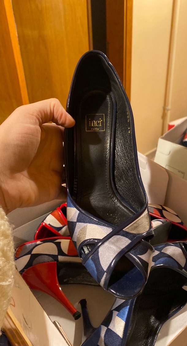 İki adet yazlık topuklu ayakkabı - Görsel 5