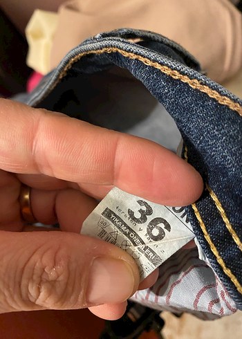 Erkek  Mavi Denim Midi Boy Kot Pantolon - Görsel 6