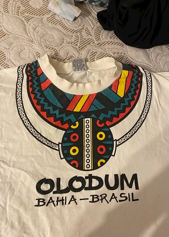 Baskılı Beyaz Bohem Hamile Tişörtü - Görsel 3