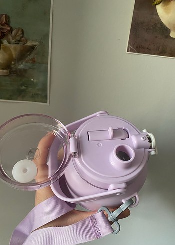 Mor Ayıcık Figürlü Çocuk Matara - Görsel 7