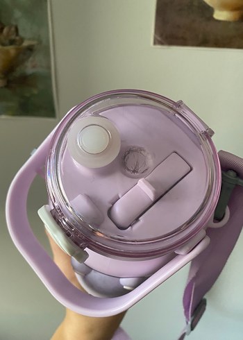 Mor Ayıcık Figürlü Çocuk Matara - Görsel 4