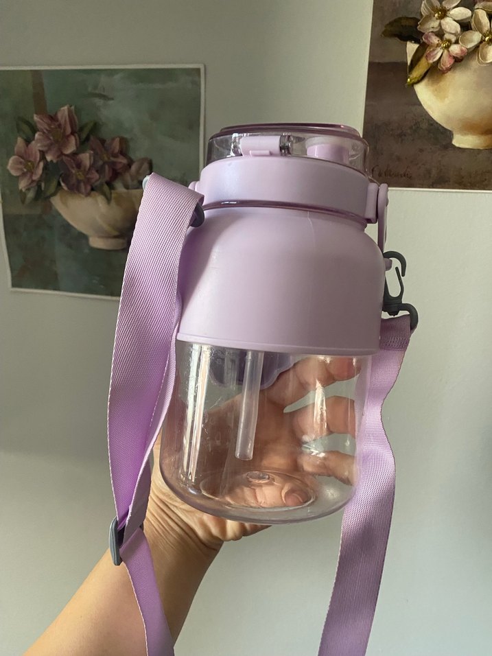 Mor Ayıcık Figürlü Çocuk Matara - Görsel 5