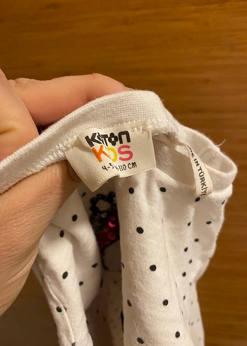 Kız Çocuk Beyaz Uzun Kollu Nakışlı Tişört - Görsel 3