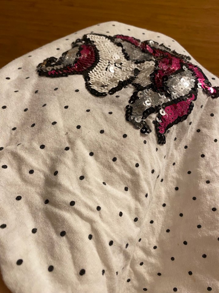 Kız Çocuk Beyaz Uzun Kollu Nakışlı Tişört - Görsel 4