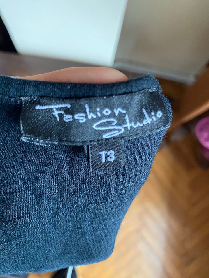 Gri Kolsuz Hamile V Yaka Bluz - Görsel 2