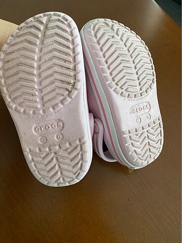 22 Beden Crocs kız bebek terlik