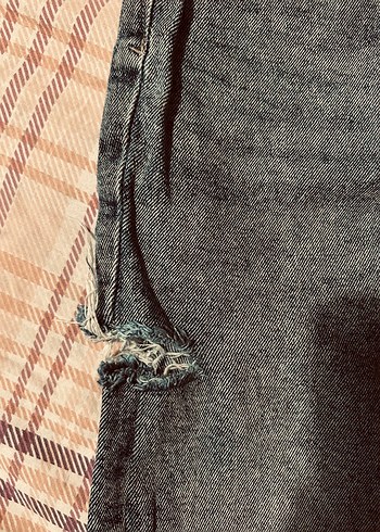 32 Beden Stradivarius Mavi Kadın Midi Boy Kot Pantolon