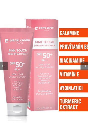 Pierre Cardin Pembe Güneş Kremi SPF50+ Ton Eşitleyici - Görsel 2