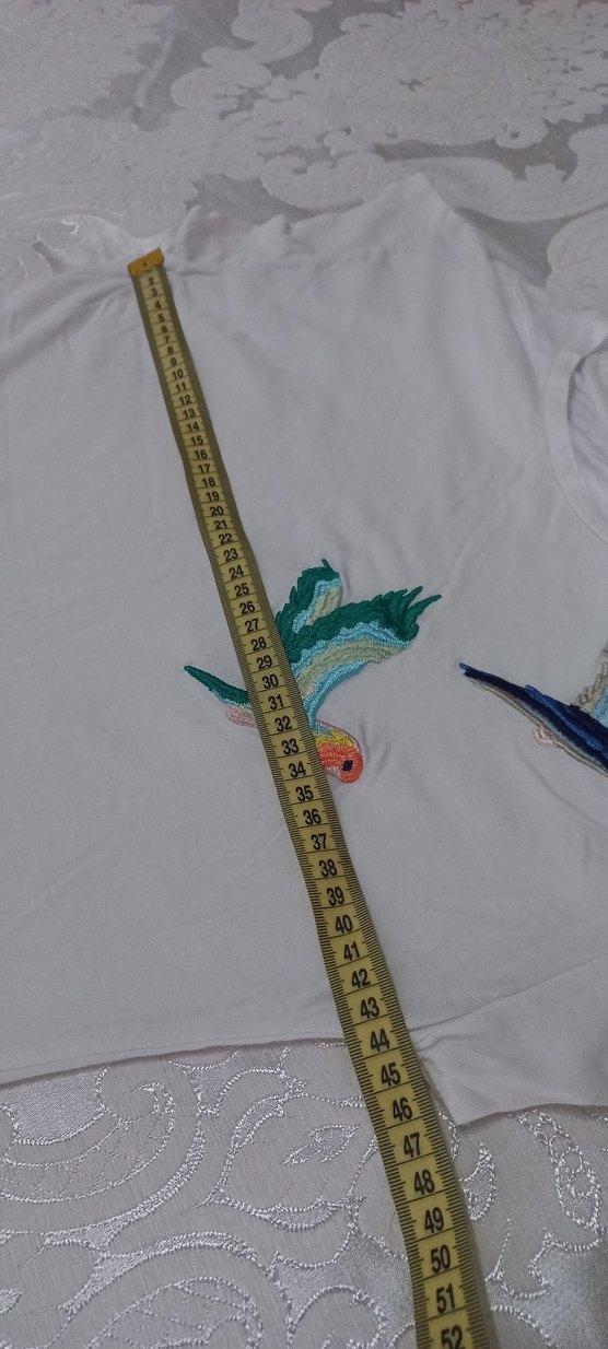 Beyaz Baskılı tisört - Görsel 3