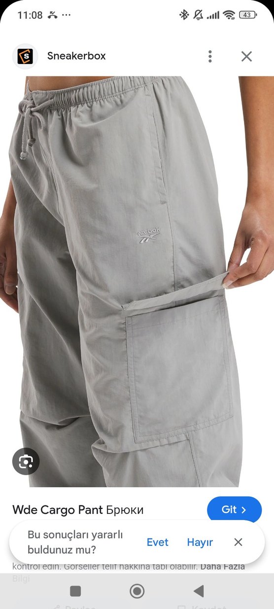 Reebok kargo pantolon - Görsel 3