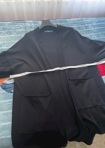 44 Beden siyah Renk Siyah Uzun Salaş Kadın Kaban