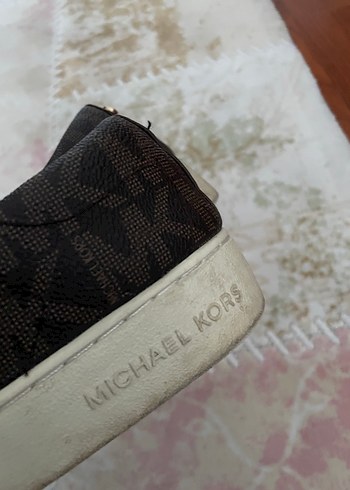Michael Kors Kahverengi Deri Kadın Sneakers