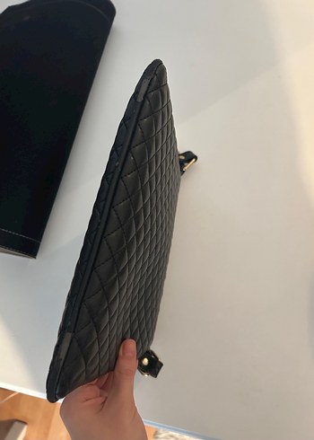 U.S Polo Assn. Kapitone Siyah Deri Kadın Omuz Çantası