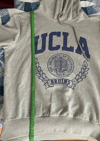 m Beden Gri Kapüşonlu Uzun Kollu Street Sweatshirt