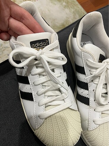 38 Beden beyaz Renk Adidas süperstar spor ayakkabı
