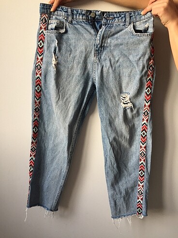 40 Beden mavi Renk Pantolon