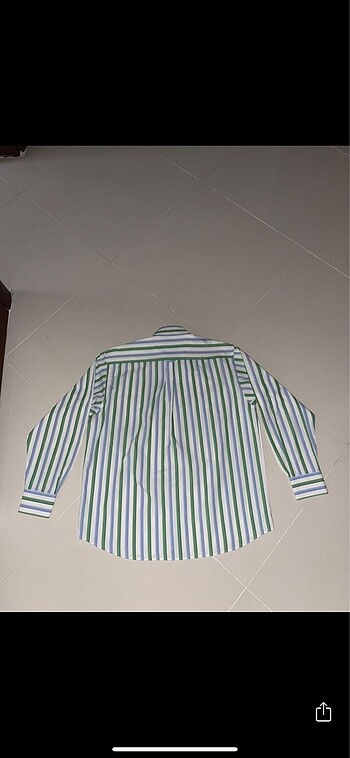 Memos Marka Çizgili Gömlek - Görsel 5