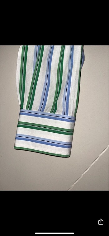 Memos Marka Çizgili Gömlek - Görsel 8