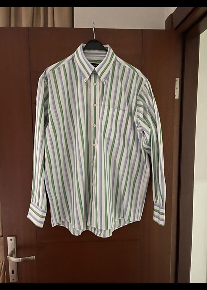 Memos Marka Çizgili Gömlek - Görsel 2