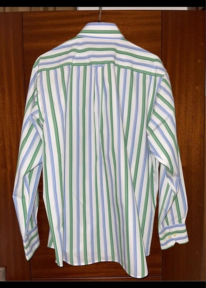 Memos Marka Çizgili Gömlek - Görsel 3