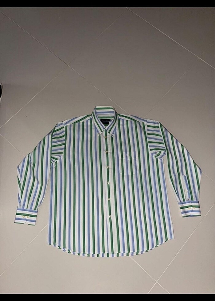 Memos Marka Çizgili Gömlek - Görsel 4