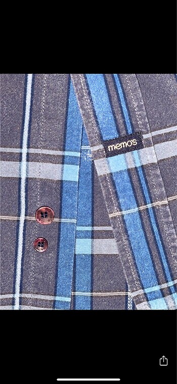 Memos Marka Kareli Gömlek - Görsel 6