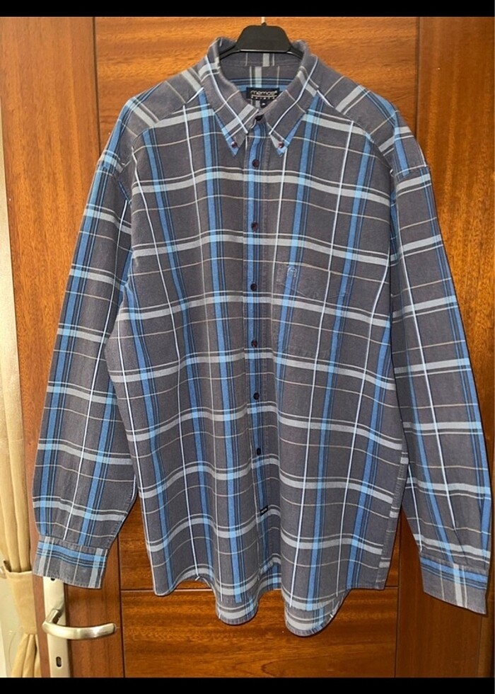 Memos Marka Kareli Gömlek - Görsel 4