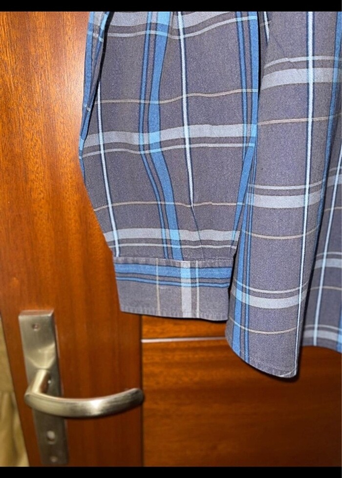 Memos Marka Kareli Gömlek - Görsel 5