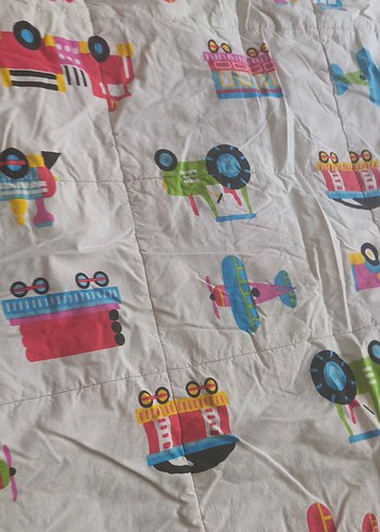 Renkli Nakışlı Çocuk Yorgan - Görsel 3