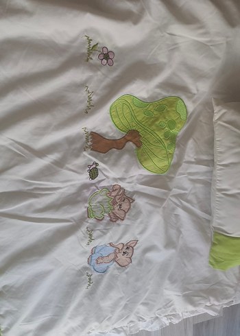 Nakışlı Yeşil Çocuk Uyku Seti - Görsel 3
