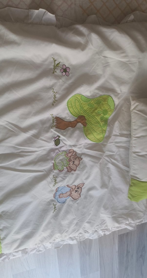 Nakışlı Yeşil Çocuk Uyku Seti - Görsel 3