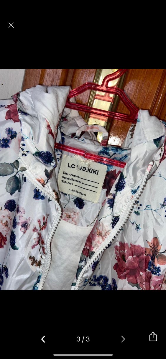 Çiçek Desenli Bohem Kız Ceketi - Görsel 3