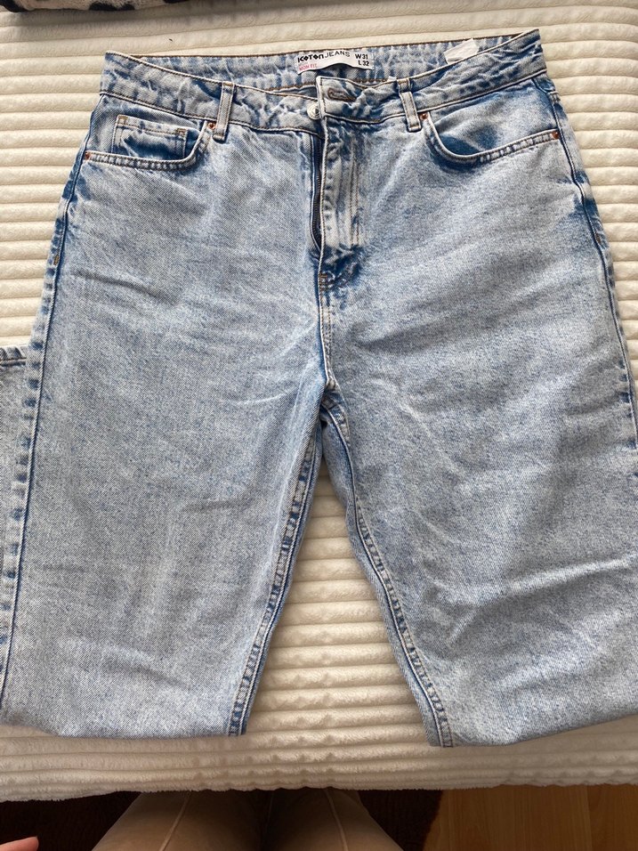 #koton Mavi Kadın Mom Jean - Görsel 3