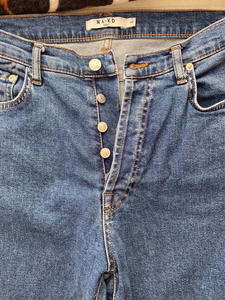 Düğmeli ithal NAKED marka #naked 
Kadın Kot Pantolon - Görsel 3